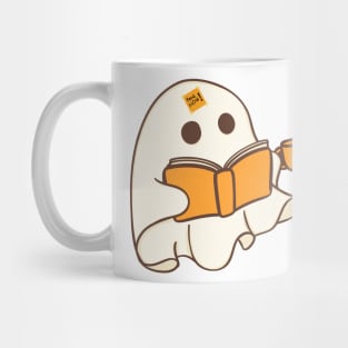 ghost reading Mug